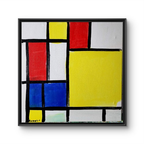 Quadro cubismo astratto - quadro,