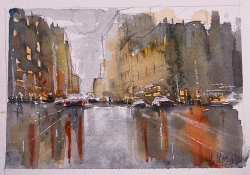 Acquerello originale new - un,