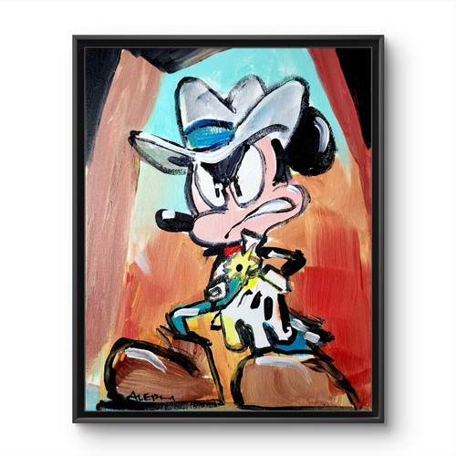 Quadro topolino originale tela - topolino,