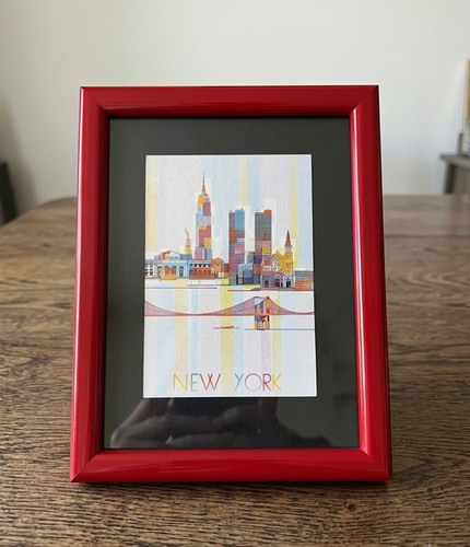 Quadro piccolo moderno skyline