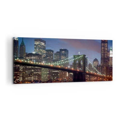 Quadro tela 120x50cm ponte - quadro,