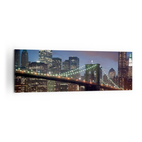Quadro tela 160x50cm ponte - tela,